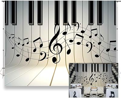 7x5 feet Music background Notes Decors Piano Canvas Canvas.. Discover the perfect balance of selection and value with DIAYTAR NIGERIA's nationwide e-commerce platform.