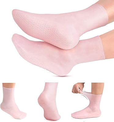 Hydrating silicone long socks, aloe vera soft gel socks, foot pedicure socks, repair cracked heels, dry feet, soften callosities and rough skin.. Your shopping journey simplified with DIAYTAR NIGERIA's vast selection and budget-friendly shipping.