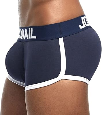 Tmil sexy boxer for men with large padded pocket for penis, buttock booster and hip pad, detachable, royal blue, xxl.. The best online shopping experience in Nigeria — DIAYTAR delivers it all.
