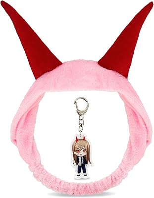 Premium gift anime character power banner makeup horns of the devilish hair band gentle elastic hair adjustable cosplay accessories Halloween hair accessories with an anime keychain.. DIAYTAR NIGERIA combines extensive variety with budget-friendly prices and prompt nationwide delivery.