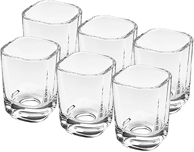 Set of ocean glass cups of 60 ml per vereen, 12 pieces.. DIAYTAR NIGERIA brings online shopping to every Nigerian with affordable prices and reliable shipping.