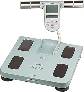 Omron - Electronic digital balance to measure body weight and the amount of body fat and abdominal up to 150 kg, turquoise in color - BF511.. DIAYTAR NIGERIA combines affordability with convenience, delivering your purchases within 5-8 days.