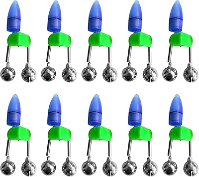 General lamp 10 Pieces LED Night fishing cane bait bait with alarm indicator of double -bell fishing bite.. DIAYTAR NIGERIA connects you with thousands of products at competitive prices, delivered within a week.