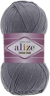 Alize golden cotton thread for hand knitting (anthracite gray, n ° 87).. Shop from anywhere in Nigeria and receive your DIAYTAR purchases at affordable prices within a week.