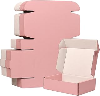 Package of 30 corrugated cardboard boxes of 6 x 4 x 1.6 "for postal shipment, small gift boxes in recyclable pink cardboard.. Discover thousands of products on DIAYTAR Nigeria — from fashion and electronics to home goods. We guarantee quick delivery and competitive pricing across the board.