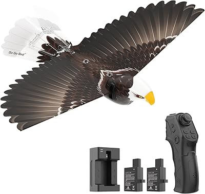 Hanfon Go Bird Eagle remote -controlled helicopter, Flying Bird Technology Drone, Unique Fabric Wing Lifting Design, Intelligent Electronic Wings for Advanced Children.. Shop smart, shop DIAYTAR - Nigeria's most affordable e-commerce platform with nationwide delivery.
