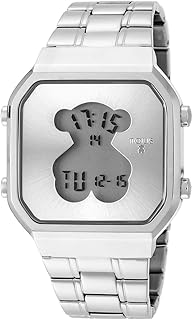 Women's watch all d -bear sq ss dig 600350 275 - silver, quartz movement, silver, quartz movement.. DIAYTAR NIGERIA brings the marketplace to your home with budget-friendly prices and nationwide delivery.