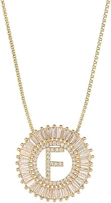 Plated necklace gold necklace Name collar plated gold zircon cubic letter Letter for women girls teenage girls minimalist delicate minimalist.. DIAYTAR NIGERIA connects your desires with reality through our affordable e-commerce platform and quick delivery.