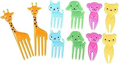 Small forks and toothpicks in resin to collect candies and fruits in the shape of cartoons, set of children's covers 10 pieces.. Discover the convenience of DIAYTAR NIGERIA's vast e-commerce platform with delivery in just 5-8 days.