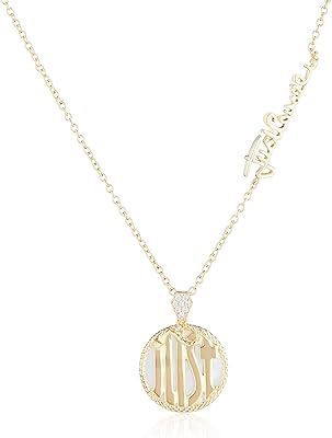 Golden stainless steel necklace Just Cavalli, Stone color: white, standard Women's size, cubic zirconia, women's standard, stainless steel, cubic zirconia.. Discover the perfect balance of price and convenience with DIAYTAR NIGERIA's nationwide e-commerce platform.