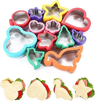 A set of 12 cookies for children in the shape of a Sandwich Cup and Fun vegetables.. Your digital shopping companion, DIAYTAR NIGERIA offers unmatched value with nationwide shipping.