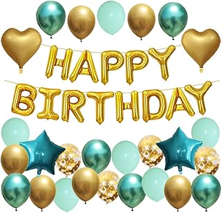 Happy Balloon Banner Ao Haeng For Women - Gold/Green.. Shop anytime, receive on time — only with DIAYTAR Nigeria.