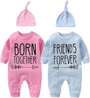 Colabotomund Double Hassle Twin Baby Combination Newborn Unisex Mignonne Banbotuse with Hat.. DIAYTAR NIGERIA: Bringing affordable shopping solutions with a diverse product catalog delivered nationwide.