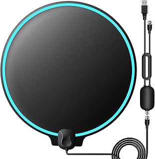 TV antenna, 4K 1080p HD VHF UHF Interior digital TV antenna for local chains of 130 miles with signal amplifier supports all televisions up to 16.4 feet, black.. DIAYTAR NIGERIA: Where affordability and variety meet with convenient delivery within 8 days.