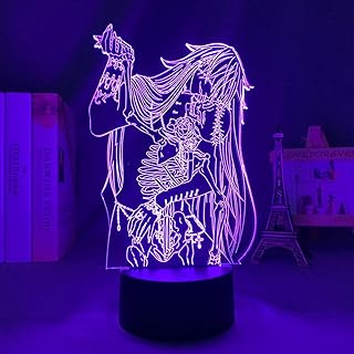 Night lamp Anime manga black butler Undertaker for decoration of girls and boys' room, black acrylic gift.. DIAYTAR NIGERIA brings affordable shopping to your fingertips with reliable delivery in less than 8 days.