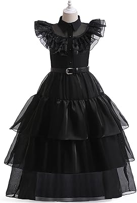 Cosplay costume for Wednesday girls Addams | Family disguise for children Wednesday Addams | Halloween carnival party gifts.. DIAYTAR NIGERIA revolutionizes online retail with our extensive selection and dependable shipping service.