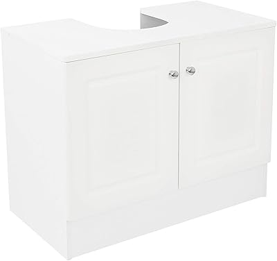 House & home sink furniture, white, h56 cm x l70 cm x D37 cm.. DIAYTAR NIGERIA: Bridging the gap between consumers and quality products with affordable nationwide shipping.