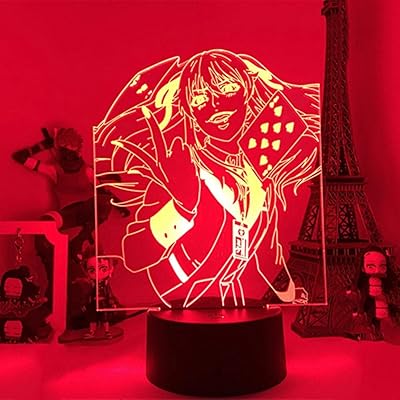 Anime illusion lamp Jabami Yumiko Kakegurui, bedroom compulsive decoration, pretty girl, colorful LED night light, children's birthday gift - 16 colors with remote control_1.. Shop smarter, not harder with DIAYTAR NIGERIA - thousands of products at your fingertips with affordable delivery.