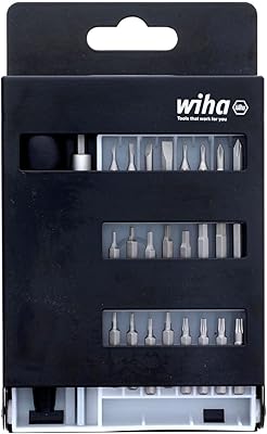 Interchangeable precision tips Wiha 75992 System 4, Torx, split, phillips, hexagonal thumb, ESD secure precision handle, 27 pieces in a compact box.. DIAYTAR NIGERIA delivers what matters - quality, affordability, and prompt nationwide shipping.