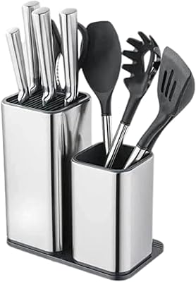 Set of universal knives blocks Nutness of stainless steel kitchen chipped steel.. Discover shopping simplified with DIAYTAR NIGERIA's comprehensive platform and reliable 5-8 day shipping.