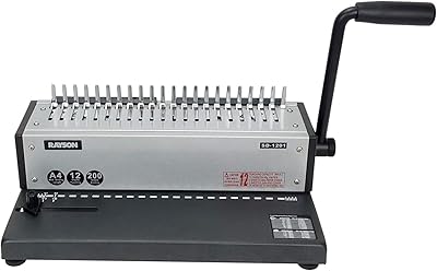 Rayson SD-2010 combine machine 21 comb holes, capacity of 200-sheet binding rings and 12-sheet perforation capacity.. Your comprehensive marketplace awaits at DIAYTAR NIGERIA with affordable prices and reliable delivery times.