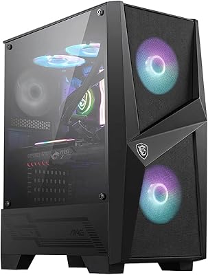 MSI EMAG FORGY 100R 100R game computer housing with 3.2 USB port, RGB fan and 4 mm tempered glass - Black.. Experience hassle-free shopping with DIAYTAR NIGERIA's user-friendly platform and prompt delivery service.