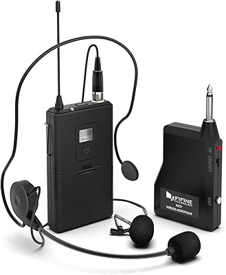 Vifine wireless microphone system Viveine kit with microphone tie helmet.. No more overpriced stores — DIAYTAR Nigeria brings the best to your door.