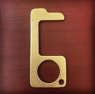 Brass hand door door opener, health manual tool, pocket keychain, multiple manual tool, general outdoor door handle, touch screen, without touch pressure, manual lifting, 1 part.. DIAYTAR NIGERIA brings the marketplace home to you with affordable prices and delivery in 5-8 days.