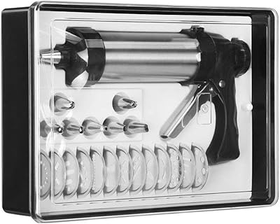 Biscui press pistol kit for manufacturer and DIY decorator with 8.. DIAYTAR NIGERIA brings the marketplace to your screen with affordable products delivered in 5-8 days.