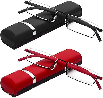 Reading glasses with fisheries, fine and light women, spring hinge, reading glasses with portable cases.. Shop smarter with DIAYTAR NIGERIA's diverse marketplace and budget-friendly nationwide delivery.