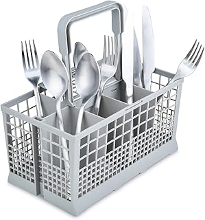 Basket with universal cutlery for dishwasher (9.5 x 5.4 x 5.7 ") Compatible with Kenmore Whirlpool Bosch Maytag Kitchenaid Samsung GE and Plus.. Get top brands at bottom prices, only on DIAYTAR Nigeria.