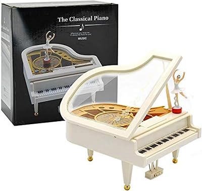 Gift of Valentine's Day, dancer piano, shooting ballerina. Sky City music box.. DIAYTAR NIGERIA transforms desires into deliveries with our affordable prices and dependable shipping.