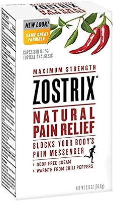 Zostrix natural anti-reader cream by maximum force, analgesic to non-flavored capsaicin, 59 ml.. DIAYTAR NIGERIA: Putting quality products within reach of every Nigerian through our affordable marketplace.