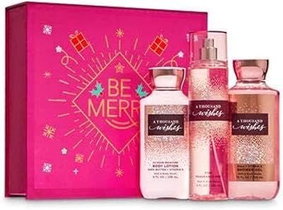Bath & Body WORKS CHEFRET WORKS WORLS: body lotion, sweet flavored mist and shower gel arranged in a foot gift box.. DIAYTAR NIGERIA connects desires with reality through affordable prices and reliable delivery service.