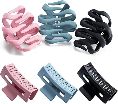 6 Pieces Large Haircut Clutches Solid Nonthowling Nuts Adhesive Colle Hair Collery Coloring Hairstyles Adapted to Women Girls.. DIAYTAR NIGERIA delivers happiness in 5-8 days with our affordable and diverse product range.