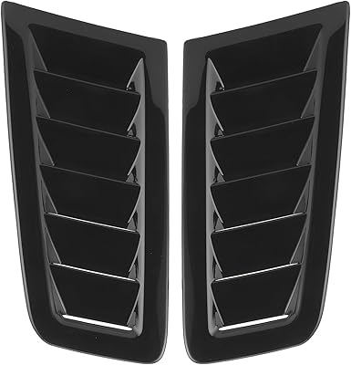 Hood, package of 2 ABS plastic universal motor lids, replacement hood parts, modified accessories for RSM K2 focus (shiny black).. Your digital shopping ally, DIAYTAR NIGERIA offers extensive selection with budget-friendly delivery.