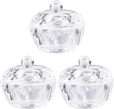 3 dabin acrylic plates with resin cover, foldable nail dish, crystal liquid powder bowl for nail treatment by en callar.. Skip the lines and shop online — DIAYTAR Nigeria delivers to your door in days.