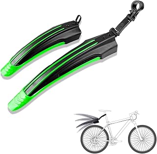 Bike guard kit, universal retractable mudguard set for mountain bikes, mountain bicycle front and rear tires from 20 to 26 inches.. Your new favorite way to shop online — DIAYTAR Nigeria.