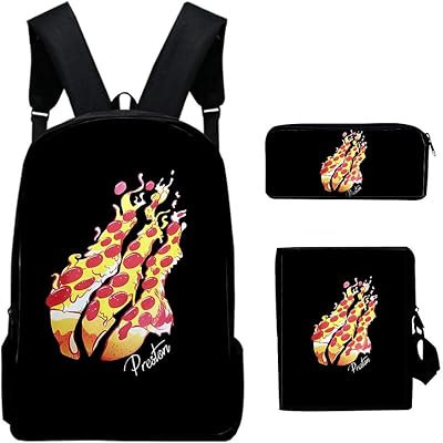 Preston Blaze Preston Blaze Flame Game Backpack Backpack for adolescents with lunch box, 3 in 1 pens bag.. Experience shopping without stress at DIAYTAR NIGERIA's comprehensive and budget-friendly platform.