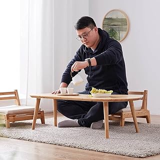Zen's bamboo coffee table living room sofa table furniture house furniture.. DIAYTAR NIGERIA: Making quality products accessible to all Nigerians at affordable prices.