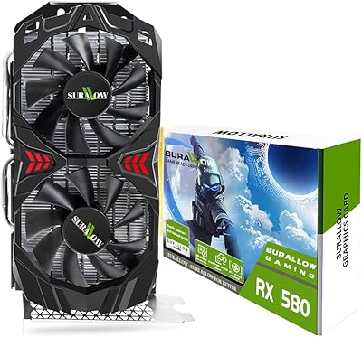Graphics card Sorlo AMD Radeon RX 580 8 GB, 2048SP, GDDR5, 256 -bit PC game graphics card, HDMI 3.0, double freeze fans, PC video card with HDMI/DP/ports ports.. Experience retail therapy without the financial stress at DIAYTAR NIGERIA's affordable e-commerce platform.