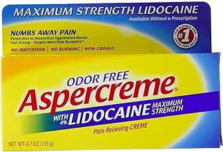 Aspercrem with anti-a jerk by maximum lidocaine force, 4.7 oz.. DIAYTAR NIGERIA brings affordable products to every doorstep with our reliable 5-8 day shipping.