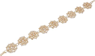 Indian Bollywood Gold Plated Kundan Pearl Chicfull/Mathapatti Maang Tika Matha Patti for Women, OR, L,.. Shop everything from A to Z on DIAYTAR Nigeria — delivered nationwide.