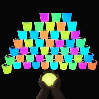 Set of 48 pieces of slime shining in the dark, Slime set for birthday gifts, Crystal Galaxy Slime Christmas toy for girls and boys.. DIAYTAR NIGERIA delivers value, variety, and convenience with our nationwide 5-8 day shipping.