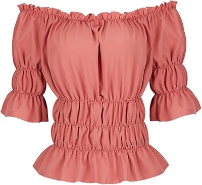 White pirate shirt renaissance blouse peasant blouses with naked shoulders for women.. DIAYTAR NIGERIA redefines convenience with our diverse marketplace and affordable nationwide shipping.