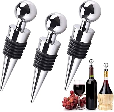 Wine bottle caps Bottle plug in stainless steel wine container.. DIAYTAR NIGERIA: Where every purchase is affordable and delivery is always within a week.