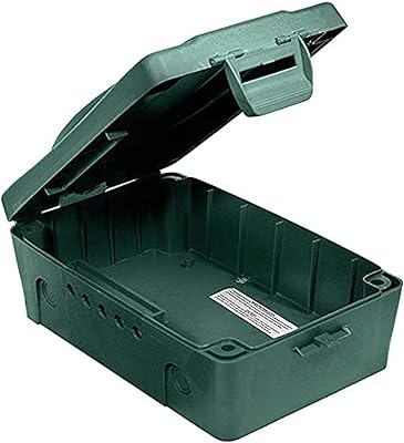 Masterplug's weather -resistant electrical housing Masterplug, 345 x 220 x 126.5 mm, green.. One platform, all your needs — DIAYTAR Nigeria delivers quickly.