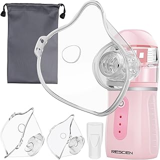 Portable mesh resin inhaler, USB loading with 3 modes for children and adults, use of an ultrasonic flush with fresh mist for the breathing problems at home, at the office and outside (pink).. DIAYTAR NIGERIA brings the marketplace to your home with budget-friendly prices and nationwide delivery.