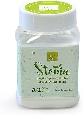 Ecoheal Stevia sugar -free sweetening - 175 g of natural sugar substitute, sweetening 100 % without calories, entirely natural.. Easy checkout, quick delivery — shop now on DIAYTAR Nigeria.