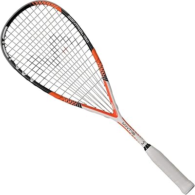 Squash unisex racket MANTIS SQR503 Control 130, white and orange, 27.58 cm.. Enjoy stress-free shopping with affordable prices on DIAYTAR Nigeria.